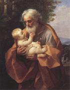 Guido Reni Joseph with the christ child in His Arms (san 05) Germany oil painting artist